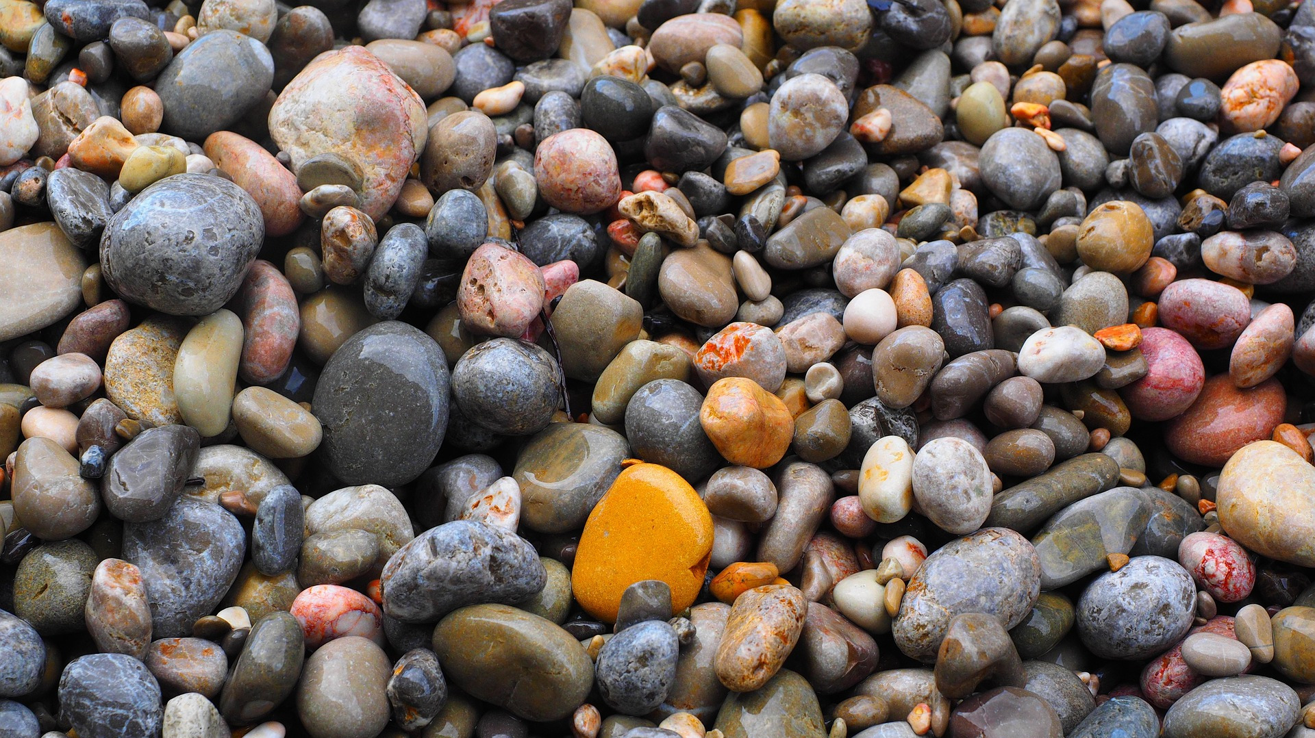 Pebbles on a beach